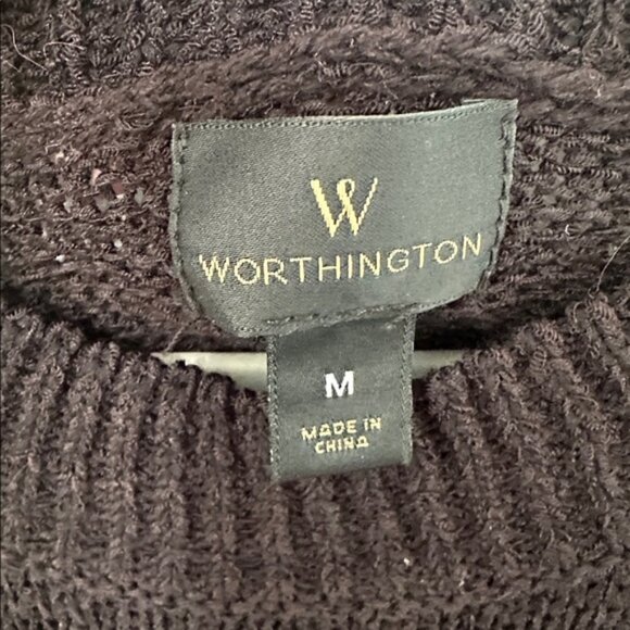 Worthington Black Knit Halter Sweater Tank - Picture 5 of 5